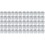 60 Mit 8 Reihen Strass, Silber 2