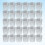 60 Mit 8 Reihen Strass, Silber 8