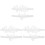 3 Sets Lace Wedding Garter For Bride Thigh Belt 2