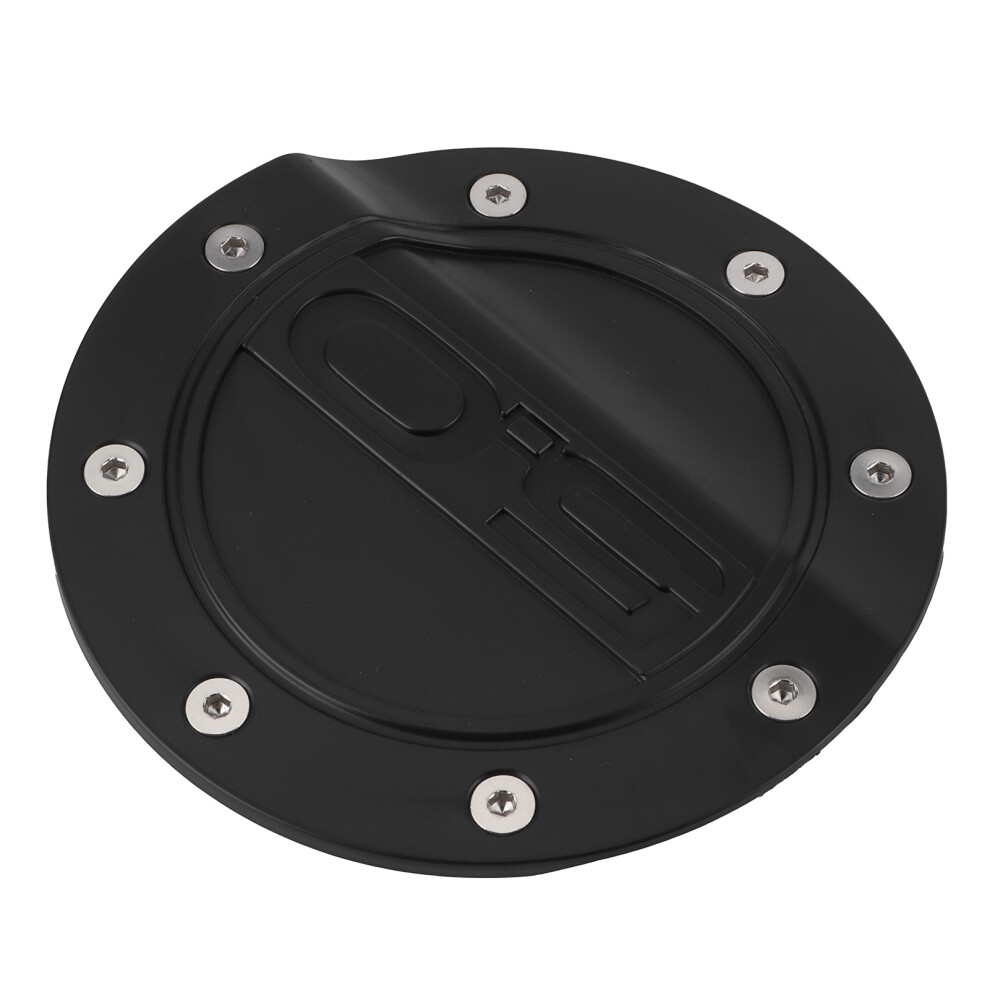 Universal Fuel Door Cover Gas Cap Lid For Ford Mustang 2015Â2021 Black 5051359497695
