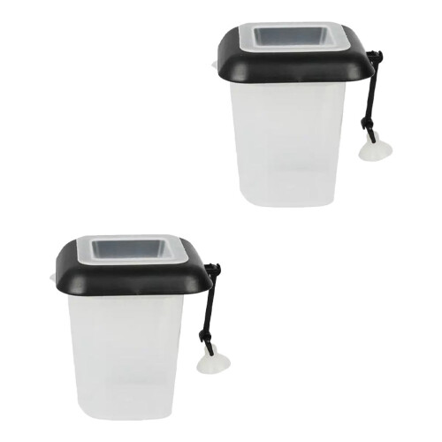 4 Kunststoff Fischfutterautomat Für Aquarium