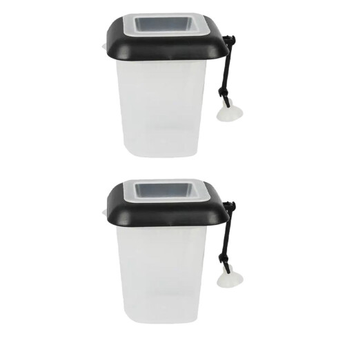 4 Kunststoff Fischfutterautomat Für Aquarium 1