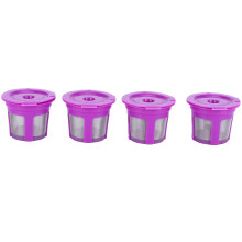 1.04Pcs Coffee Capsule Brush and Spoon Set for KEURIG 2.0 Reusable Filter Cup