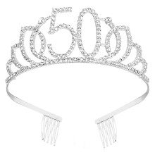 Number Crown Verjaardagstaart Decoratie Hoofdtooi Voor Vrouwen