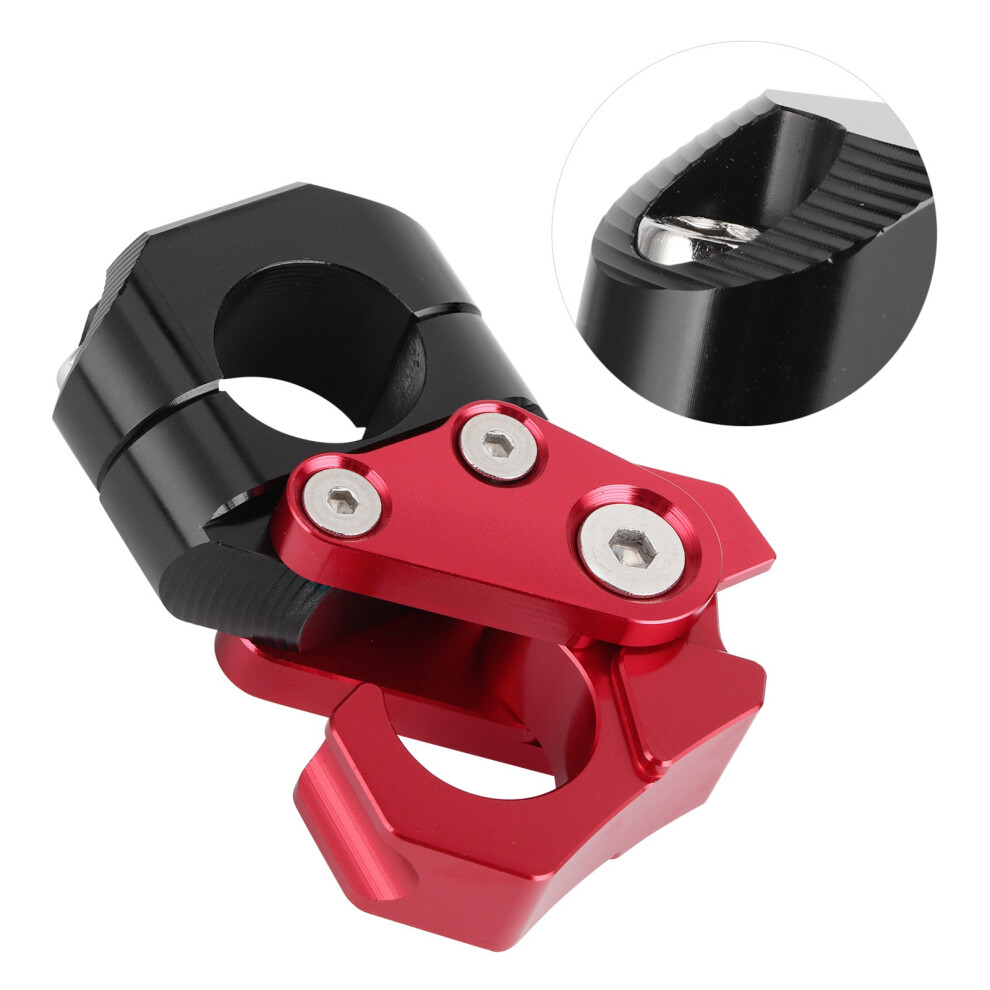 Foldable Aluminum Handlebar Hook For 0.86In Motorcycle Luggage Red 8251359501447