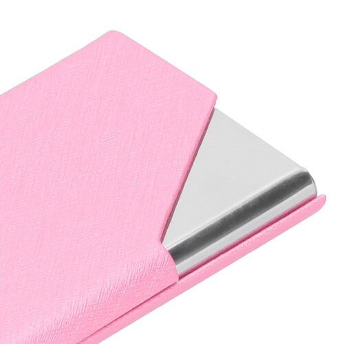 Edelstahl-Pink Geschäftskartenhalter Organizer 9,56 cm 2