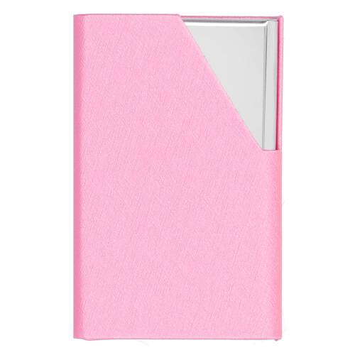 Edelstahl-Pink Geschäftskartenhalter Organizer 9,56 cm 1
