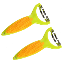 Removedor de grãos de milho, design ergonômico, descascador de milho em aço inoxidável para remoção eficiente de grãos de espigas de milho