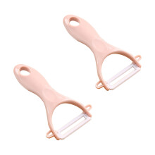 Küchenheld, schärfebeständige Keramikklingen, ergonomisches Design und komfortabler Griff für müheloses Schälen, leicht und langlebig (I