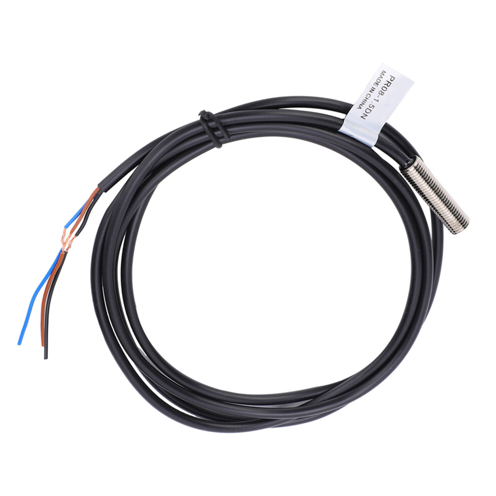 High Sensitivity Waterproof Pr08â1.5Dn Npn No Sensor 3ÂWire Switch 9341359504346