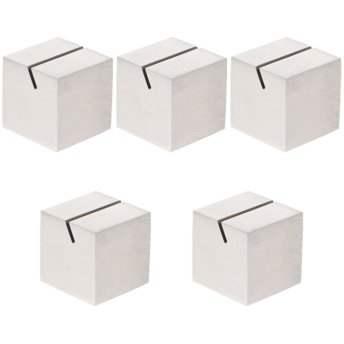 5er Pack Schild Halter Büro Visitenkartenständer 2