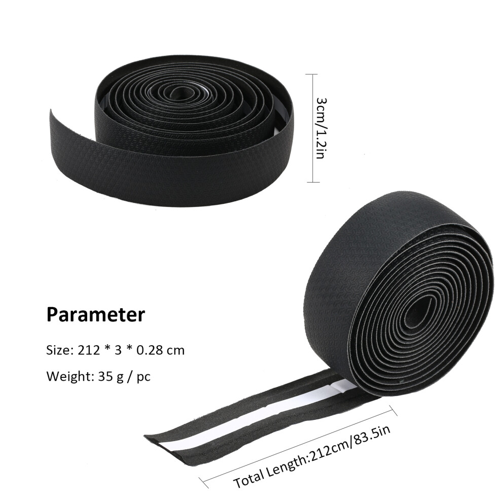 High-Comfort Bike Handlebar Tape EVA PU Anti-Slip 212cm/3mm Color Options-image-OPC-PMTTQCT-NEW