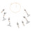 Mobile Wolkvorm Felt Hanger Decoratie 10