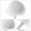 Floral Foam Holders Halfrond Schuim Wit 1 Set 8