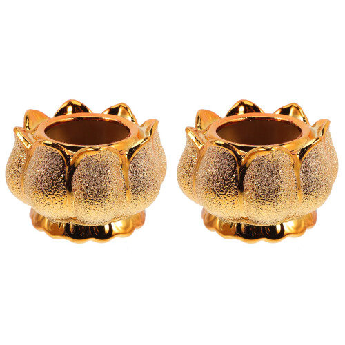 2Stk Blumenform Keramik Räucherstäbchenhalter 1