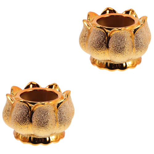 2Stk Blumenform Keramik Räucherstäbchenhalter 2
