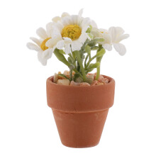 Mini Blumen Im Topf Modell Bonsai Für Puppenhaus Büro