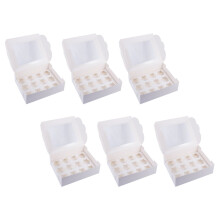 6Stück Cupcake Boxen Kuchenbehälter Ohne Band