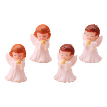 16 Pcs Figurine Praying Angel Statue Statue With Decoration