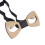 cravatta a in legno traforata con per handmade 4