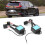 2pcs LED Error Free H4 Decoder Anti-Flicker Converter for Honda/Nissan 1