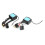 2pcs LED Error Free H4 Decoder Anti-Flicker Converter for Honda/Nissan 5