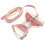 AntiLost Pink Check Cat Harness with 1.0cm Leash, Adjustable, Escape-Proof 8
