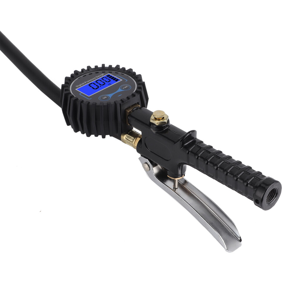 200Psi Digital Tire Pressure Gauge Inflator With Lcd Display For Cars & Motorcycles 4631359518340