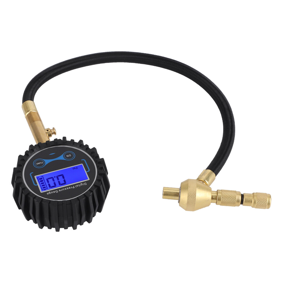 Lcd Digital Air Tire Inflator With Pressure Gauge, 0-200Psi, Black 5081359518687