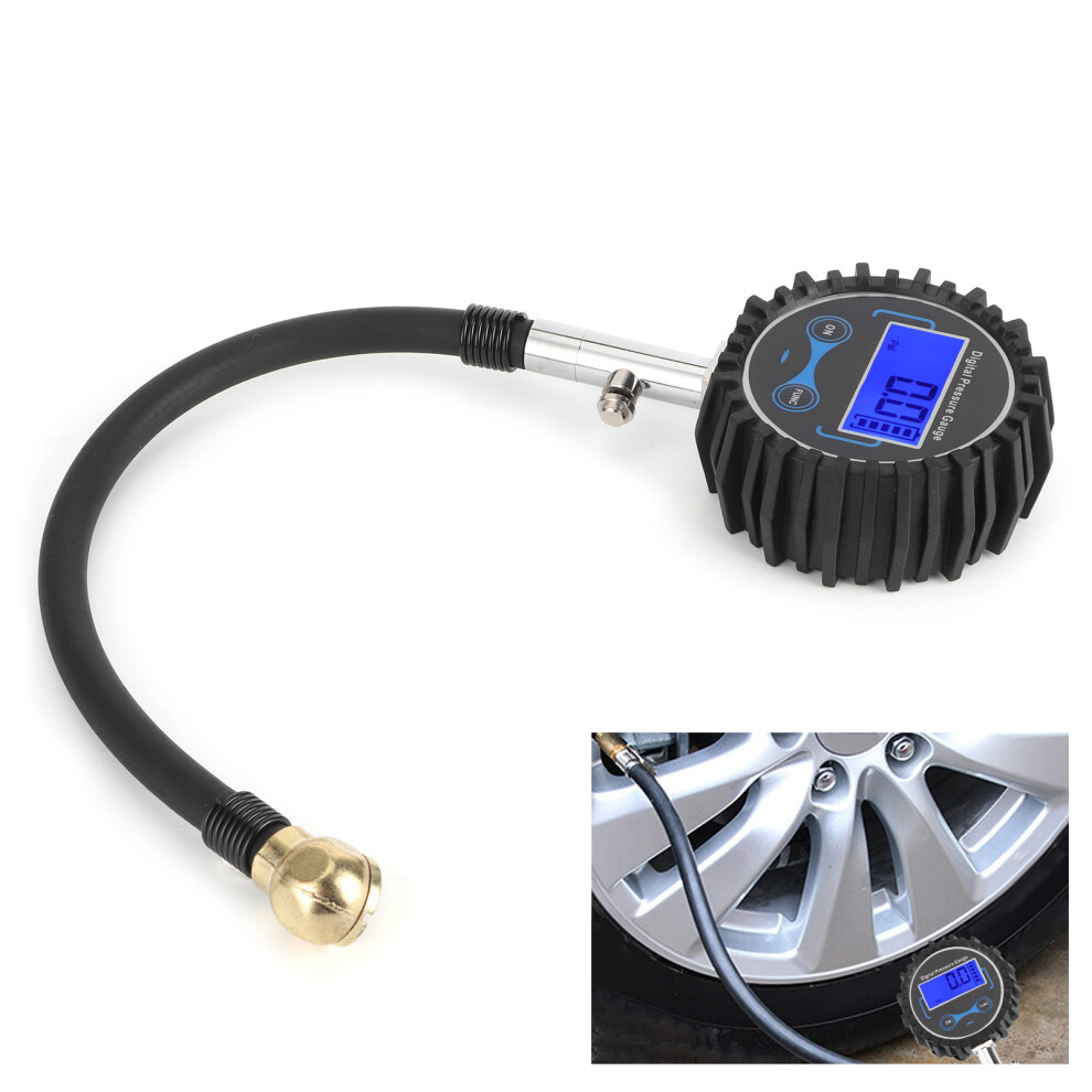 200Psi Lcd Digital Tire Pressure Gauge For Cars, Motorcycles, Trucks 4601359519135