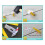 100PCS Tile Wedges Leveling System Ceramic Floor Construction Tools Yellow 6