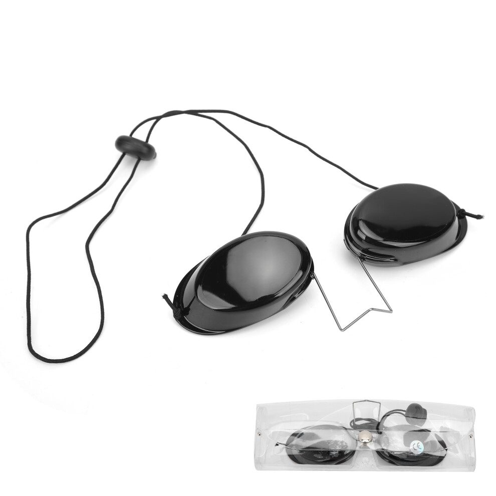 Tanning Eyeshields For Laser Uv Light Opt Goggles, Black, Pc, Flexible 8481359520296