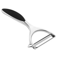 Ergonomischer Gemüseschäler, ultrascharfe Klinge, rutschfester Griff für müheloses Schälen von Obst und Gemüse, spülmaschinenfest, 2 Stück