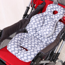 Abnehmbarer atmungsaktiver Babysitzkissen für Kinderwagen und Auto, 52x38 cm