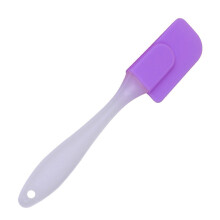 Flexibler Silikonspatel, hitzebeständiger Rührspatel zum Backen, ergonomischer Griff, antihaftbeschichtet, spülmaschinenfest, leuchtende Farben,