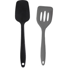 Espátula de silicone inovadora para culinária, raspador de tigela de confeitaria sem costura, ideal para cozinhar em altas temperaturas, cabo
