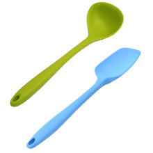Espátulas de silicone para artesãos culinários, utensílios de cozinha antiaderentes e resistentes ao calor para misturar e assar, com design