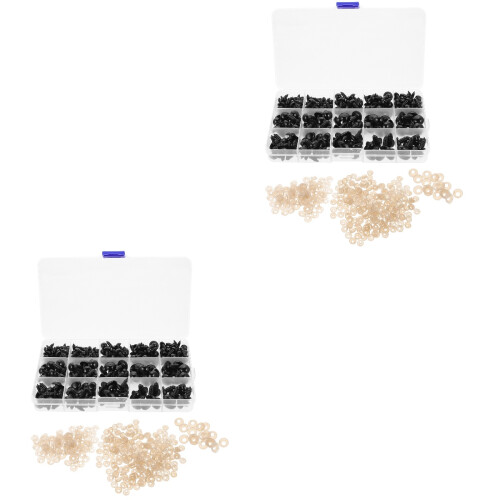 2 Sets Sicherheitsaugen Mit Scheiben Für Häkelpuppen 2