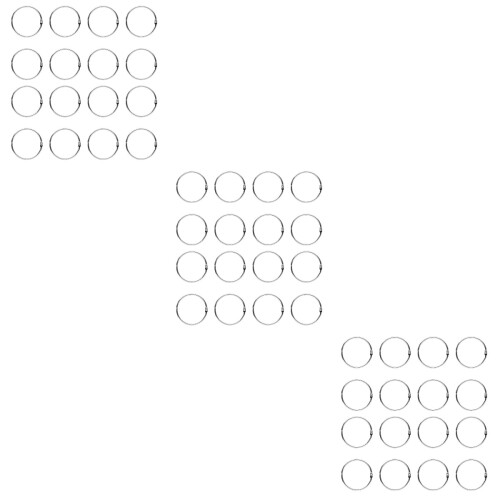 3 Sets 20 3 Cm Schnellhefterringe Lose Blatt Ringösen 2