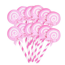 72 Lutscher Cupcake Stecker Kuchendekoration