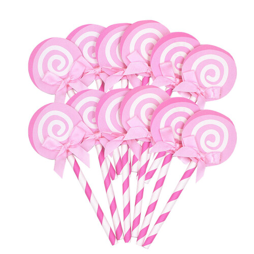 72 Lutscher Cupcake Stecker Kuchendekoration