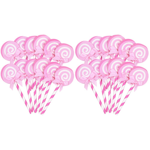 72 Lutscher Cupcake Stecker Kuchendekoration 2
