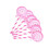 72 Lutscher Cupcake Stecker Kuchendekoration 9
