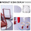 2 Spiegel Props Foto Acryl Oogschaduw 9