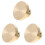 3 Lege Wax Seal Stempel Messing Dier Stijl 5