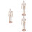3 Stuks Scharnierende Model Ambachten Decor 6