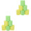 12 Creperend Papier Sluiers Feestartikelen 5
