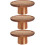3Stk Holz Cupcake- Kuchen-Präsentations-Halter 9