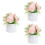 3 Sets Simulierte Mit Vase Element Pink 6