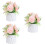 3 Sets Simulierte Mit Vase Element Pink 7